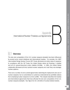 International Nuclear Treaties and Agreements  B.1	 Overview Agreements