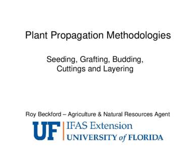 Microsoft PowerPoint - Plant Propagation Methodologies.ppt