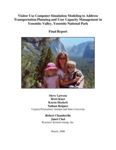 Yosemite’s transportation problems have been well studied and documented over the past 25 years