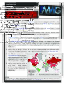 www.fmwg.org The latest on NSS-related events, publications, and expert availability. Key Facts