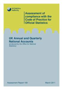 UK Statistics Authority report covers