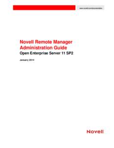 OES 11 SP2: Novell Remote Manager Administration Guide
