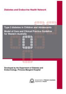 Type 2 Diabetes in Children and Adolescents Model of Care and Clinical Practice Guidelines for WA