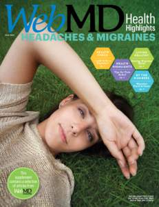 Health Highlights JuneHeadaches & Migraines