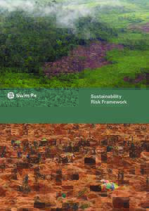 Sustainability Risk Framework Sustainable business   is good business