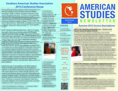 American studies / Transnational feminism / Culture / Humanities