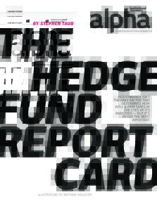 COVER STORY  THE HEDGE FUND REPORT