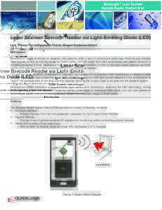 QuickLogic Laser Scanner Barcode Reader Product Brief