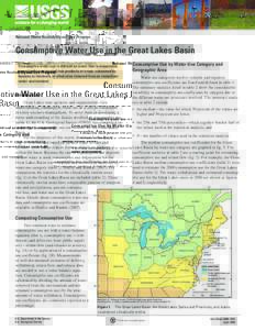 National Water Availability and Use Program  Consumptive Water Use in the Great Lakes Basin Consumptive water use is defined as water that is evaporated, transpired, incorporated into products or crops, consumed by human