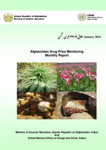 Microsoft Word - Afghanistan Drug Price Monitoring January 2014.doc