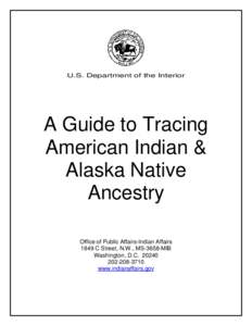 Establishing Your American Indian Ancestry