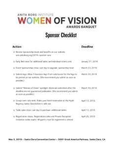Microsoft Word - WOV16 Sponsor Checklist.docx