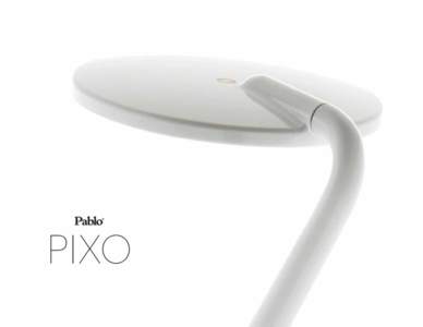 DESCRIPTION Pixo offers maximum utility in a minimal footprint. The compact and efficient LED task light is highly adjustable, allowing you to focus warm, glare-free light where you need it most. For added convenience, 