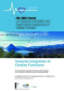 Creating the Basis for Tailored Therapies 8th TRM Forum on Computer Simulation and Experimental Assessment of