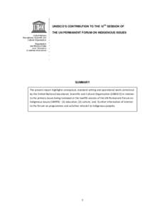Microsoft Word - UNESCO report UNPFII 12th session 2013 final.docx