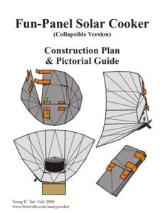 Fun-Panel Solar Cooker (Collapsible Version) Construction Plan & Pictorial Guide