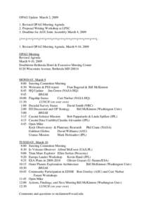 Microsoft Word - OPAG Update  March 2.doc