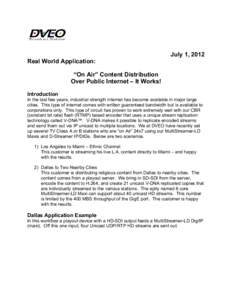 Microsoft Word - On Air Content Distribution.doc