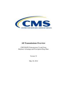All Transmissions Overview CMS MAPD Transmissions To and From Medicare Advantage and Prescription Drug Plans Version 32 May 30, 2014
