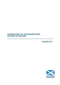 Corporation Tax and Economic Growth