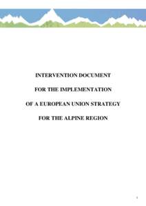Environment / Physical geography / Alpine Convention / Climate change policy / Interreg / Alpine Space Programme / European Union / Alps / Europe