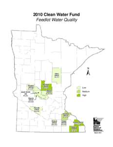 2010 Clean Water Fund Feedlot Water Quality Aitkin SWCD $4,315