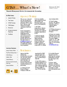 Microsoft Word - GTAS Newsletter Feb 2013.doc