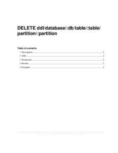 DELETE ddl/database/:db/table/:table/partition/:partition