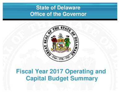 Fiscal Year 2017 Operating and Capital Budget Summary