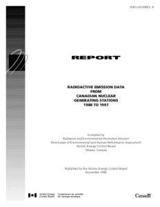 INFO-0210/REV. 8  REPORT