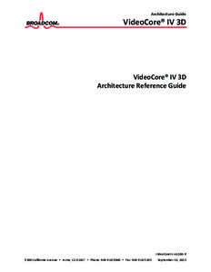 Architecture Guide  VideoCore® IV 3D
