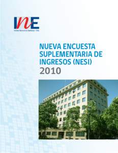 NUEVA ENCUESTA SUPLEMENTARIA DE INGRESOS (NESI) 2010