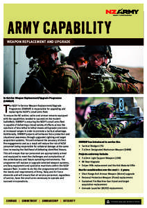army capability weapon replacement and upgrade In-Service Weapon Replacement/Upgrade Programme (ISWRUP)