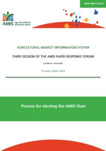 AMIS: RRF[removed]Market AMIS Agricultural Information System