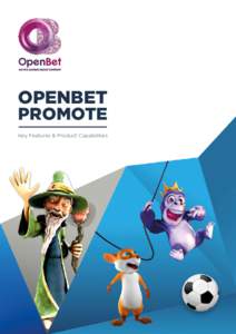 OPENBET PROMOTE Key Features & Product Capabilities Introduction OpenBet Promote is a set of tools for the centralised operation of all types of screen
