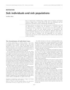 © International Epidemiological AssociationInternational Journal of Epidemiology 2001;30:427–432 Printed in Great Britain