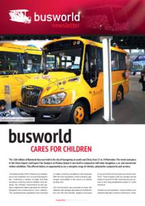 busworld QHZVOHWWHU Yutong has an extensive range of school buses.  EXVZRUOG