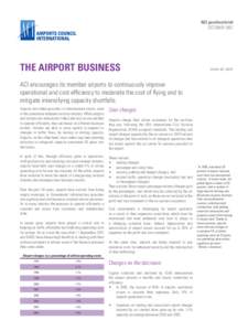 ACI position brief OCTOBER 2007 THE AIRPORT BUSINESS  www.aci.aero