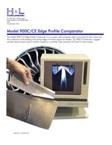 P.O. Box 580, 34 Post Road North Hampton, NHUSA TelModel 900C/CE Edge Profile Comparator