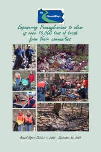 Empowering Pennsylvanians to clean up over 10,000 tons of trash from their communities Before