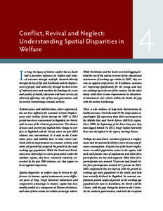 Conflict, Revival and Neglect: Understanding Spatial Disparities in Welfare I
