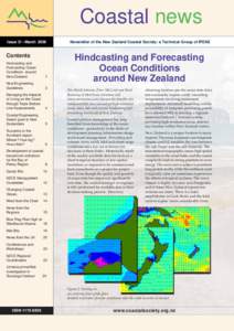 Coastal news Issue 31 • March 2006 Contents Hindcasting and Forecasting Ocean