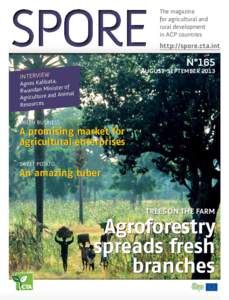 The magazine for agricultural and rural development in ACP countries  http://spore.cta.int