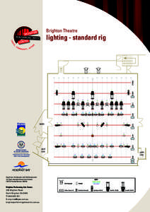 Brighton Theatre  lighting - standard rig Brighton Performing Arts Centre BRIGHTON THEATRE Lighting Plan