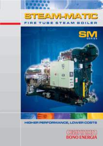 FIRE TUBE S TEAM BOILER  SERIES HIGHER PERFORMANCE, LOWER COSTS