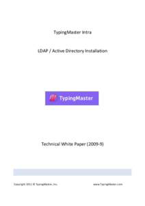 Microsoft Word - TypingMaster Intra LDAP.doc