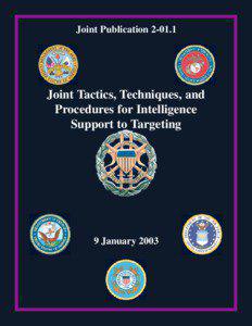 JP[removed], Joint Tactics, Techniques, and Procedures for Intelligence Support to Targeting