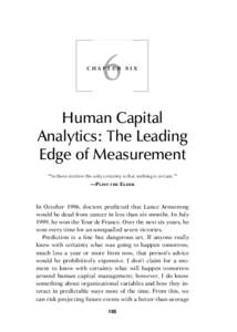 6  CHAPTER SIX Human Capital Analytics: The Leading