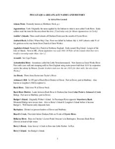 Microsoft Word - 10 PISCATAQUA AREA PLACE NAMES AND HISTORY.docx