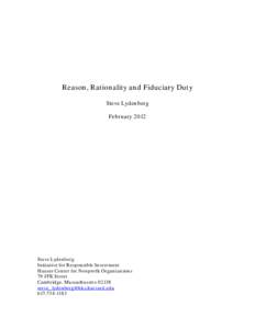 Microsoft Word - Reason_Rationality_Fiduciaries_20120201_Doublespaced.doc
